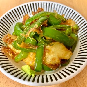 りぃママの作ってみた!投稿(【じゃがピーマンおかかバター炒め】かつお節香る♪お弁当にも◎)