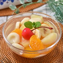 【白玉フルーツポンチ】炭酸シュワッと♪夏にぴったりおやつ
