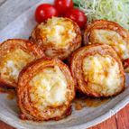 【チーズ入り肉巻きポテト】味付けはすき焼きのたれだけ◎