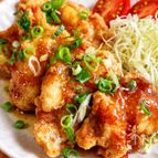 タレはレンジで♫【鶏むね肉の油淋鶏】節約にも◎