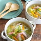 【野菜とベーコンのスープ】子どもに人気！野菜たっぷり！