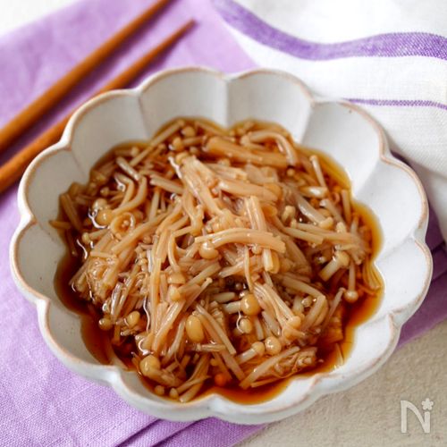 【えのきのさっと煮(なめ茸)】砂糖不使用
