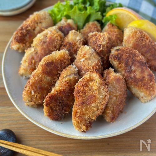 【豚こまと糸こんのふわふわスティックカツ】節約/かさまし