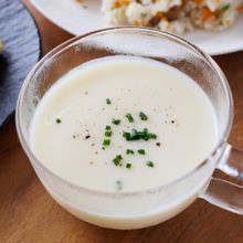 『じゃがいもの冷製ポタージュ』夏においしい♡さらりと飲める♪
