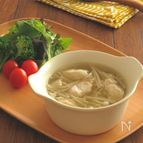 【食べるスープ】ささみとえのきのとろみ生姜スープ