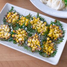とうもろこしの米粉かき揚げ｜サクッと香ばしい夏のおつまみ🌻