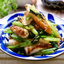 『ちくわと小松菜のおかか炒め』お弁当や副菜にぴったり♡