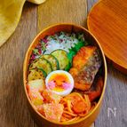 お弁当に♪鮭のめんつゆバター照り焼き