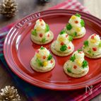 クリスマスに☆マッシュポテトのツリーカナッペ