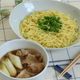 豚ばら肉とねぎの甘辛醤油つけ麺