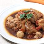 娘が一言｢めっちゃ美味しい！｣鶏もも肉の黒ビール煮込み