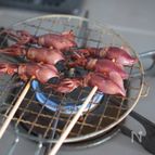 ホタルイカの串焼き