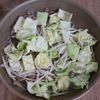 【ひき肉とキャベツもやしの味噌にんにく炒め】箸が止まらないの工程2