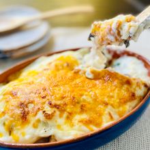 旬食材【タラと里芋のグラタン】モッチリ食感が癖になる!