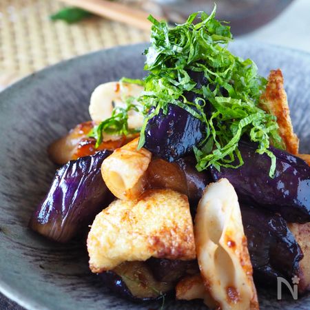 ご飯がススム ちくわでボリュームアップなすの油味噌炒め By 道添明子 あーぴん レシピサイト Nadia ナディア プロの料理家のおいしいレシピ