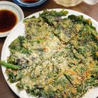 【春菊と海苔のチヂミ】ひと口でクセになる♡外カリッと香り抜群