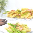 おつまみにも🥔アスパラガスとじゃがいものマスタード炒め