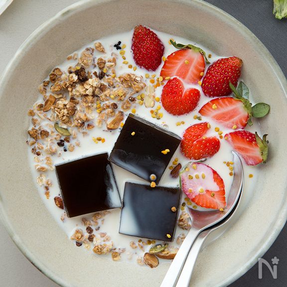 甘さ控えめコーヒーゼリー