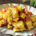 簡単華やかデリ風おかず【おいものマヨマスタード】