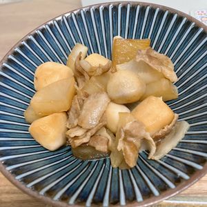 Natsukoの作ってみた!投稿(レンジで時短《味しみ最強♡豚バラ里芋大根》)