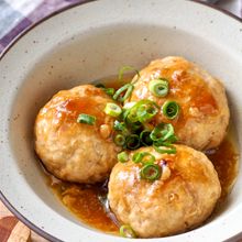 こんがりジューシー♪【和風煮込み焼きハンバーグ】