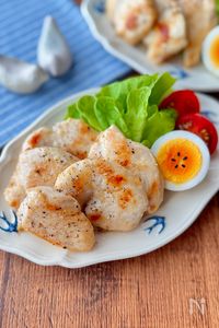 しっとり柔らか♡鶏むね肉の塩麹ソテー