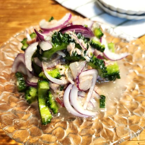 【切って和えるだけ！】火を使わない！ゴーヤとツナの夏サラダ