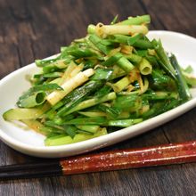 生姜が強烈♪青い薬味