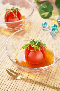 さっぱり美味しい！丸ごとトマトの新生姜めんつゆ浸し