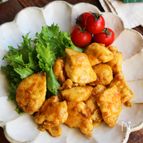 鶏むね肉のカレー照焼き