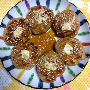 うさちゃんの作ってみた!投稿(冷めても美味しい！大きめで食べ応えあり【照り焼きマヨつくね】)
