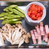 贅沢野菜の⭐バジル香る濃厚コーンポタージュ😋🥣の工程1