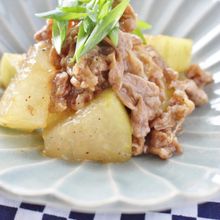 豚肉と冬瓜のお酢でサッパリ炒め煮