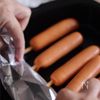 豆腐クリームのミイラフランクの下準備