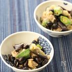 黒豆となすのツナ和え