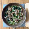 ワンパン10分!【豚こま肉と小松菜のスタミナ味噌炒め】の工程5