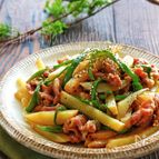 【らくレピ】レンジで出来ちゃう！新じゃがと豚肉で青椒肉絲風
