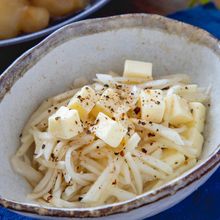 5分で激うま！菊芋とチーズの黒胡椒うま塩和え