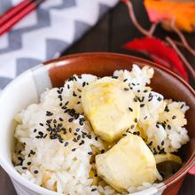 秋の味覚！ほっこり美味しい♡白だし香る♪【我が家の栗ご飯】