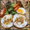 ナムディの作ってみた!投稿(クリームチーズとくるみのオープンサンド)