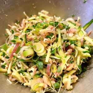蓮翠の作ってみた!投稿(【まぜるだけ】抱えて食べたくなる♡薬味たっぷりチーズツナ♡)