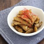 レンジで５分。ごぼうの煮物