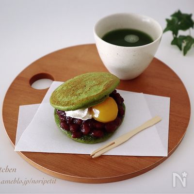 簡単♡和スイーツ♡抹茶どらやき