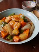 揚げずにヘルシー！鶏むね肉のお手軽酢鶏