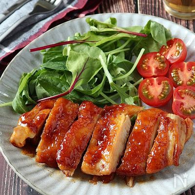 やみつき注意♪鶏もも肉de旨辛チキンステーキ