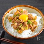 【ご飯やお弁当に】鶏そぼろとごぼうの甘辛炒め