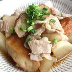 さつま揚げと豚バラ大根の煮物