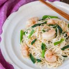 【ニラとえびの和えそうめん】簡単◎時短◎食材2つ