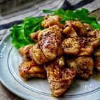まるで炭火焼きの焼き鳥！【鶏肉のにんにく醤油焼き】