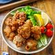 【ご飯のおかずに最高】しょうが醤油のサクサク唐揚げ！油は1㎝